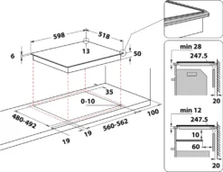Bauknecht Glaskeramik-Kochfeld Mit Induktion - BQ 5160S AL Alu Rahmen 60 Cm -Smart Kitchen Store 18623e7803fc16eed2dcd298a03cf7e9