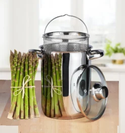 Haushalt International HHI-Spargeltopf - 4 Liter - 16 X 21 Cm 16 Haushalt International HHI-Spargeltopf - 4 Liter - 16 X 21 Cm -Smart Kitchen Store 1929ce33dc1ec8d838b2d0dd2e1fb4df