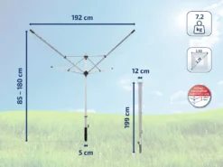 Leifheit Wäscheschirm LinoLift 600 QuickStart -Smart Kitchen Store 19f901cff14c70c8ba1450bba52b7df3