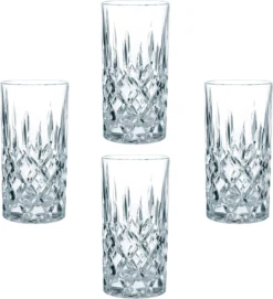 Nachtmann 0089208-0 Noblesse Longdrinkbecher, 375 Ml, 14,8 Cm, Klar (4er Pack) -Smart Kitchen Store 1ae109848475e022d276b33174642038