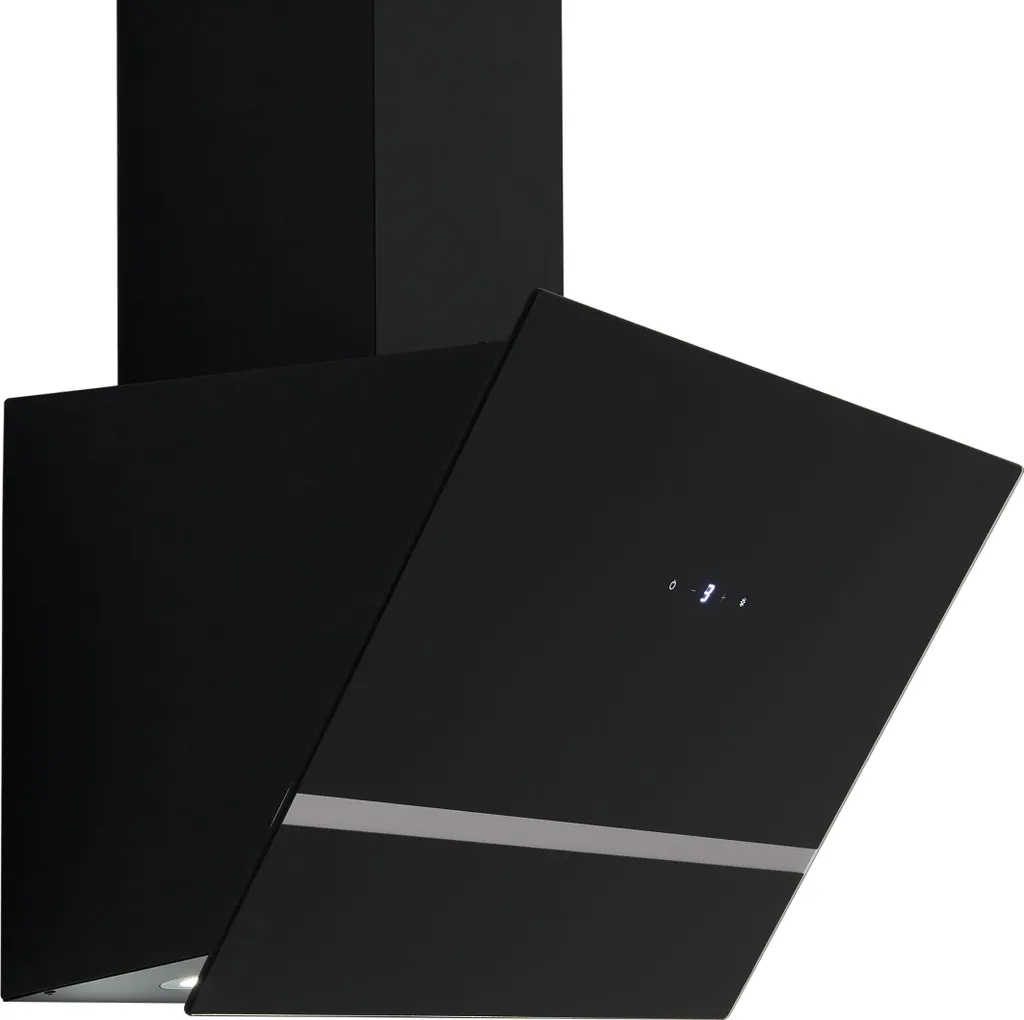 Respekta Dunstabzugshaube Schräghaube Wandhaube Kopffrei Glas 60 Cm Schwarz LED 6 Respekta Dunstabzugshaube Schräghaube Wandhaube Kopffrei Glas 60 Cm Schwarz LED – Bild 4