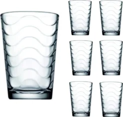 Pasabahce 52644 6-Teilig Wassergläser Glas 200 Ml Trinkglas Mit Glassaft Glas Tumbler -Smart Kitchen Store 1b8d34be5f3f64c234f60f9d7be900b3