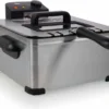 Tristar Fritteuse FR-6949 2000 W 5 L Edelstahl Silbern
