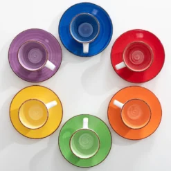 Kaffeeservice Steinzeug, Vancasso BONITA 12 Teiliges Kaffeeset, Cappuccino Tassenset Für 6 Personen, Tassen Und Untertassen -Smart Kitchen Store 1cd3d69f844bc5d485c6f62227b88ddb