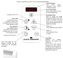 Elektroheizung Paneelheizung Heizkörper Konvektor Mit Thermostat + Zeitsteuerung 750 Watt I -Smart Kitchen Store 1d2b17e14c296b93aea7024902f147b1