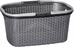 Rival R37600 Wäschekorb Rattan-Design, 32 Liter, 56 X 37 X 28 Cm (Farbe Zufällig, 1 Stück)