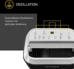GUTFELS Klimagerät CM 81458 Sw | Mobiles Klimagerät | 4-in-1 Luftkühlung, Trocknung, Ventilation Und Heizen | 14.000 BTU / 4,1 KW Kühlleistung | Schwarz 15 GUTFELS Klimagerät CM 81458 Sw | Mobiles Klimagerät | 4-in-1 Luftkühlung, Trocknung, Ventilation Und Heizen | 14.000 BTU / 4,1 KW Kühlleistung | Schwarz -Smart Kitchen Store 1e2986759b92089f6d24e6ad6327ed49
