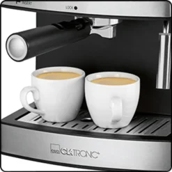 Clatronic ES 3643 Espresso- Und Cappuccino-Automat, 15 Bar Pumpdruck, Tassenvorwärmfunktion, Mit Aufschäum- Und Heißwasserfunktion 19 Clatronic ES 3643 Espresso- Und Cappuccino-Automat, 15 Bar Pumpdruck, Tassenvorwärmfunktion, Mit Aufschäum- Und Heißwasserfunktion -Smart Kitchen Store 1f1475e93c387df5d03b7af67fade9bb