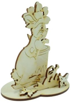 Bastelset Basteln Kinder Erwachsene Holz Osterdeko "Hasenfamilie Gärtner" -Smart Kitchen Store 1f49603039171a09180e4e5b232f597d