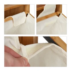 Relaxdays Wäscheschrank Mit Wäschekorb Bambus -Smart Kitchen Store 2079cf444c4fa6eccf156a63d5f2ea19