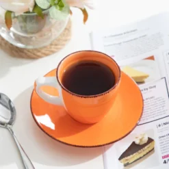 Kaffeeservice Steinzeug, Vancasso BONITA 12 Teiliges Kaffeeset, Cappuccino Tassenset Für 6 Personen, Tassen Und Untertassen -Smart Kitchen Store 209f913751c3237acf4a516d2f794b11