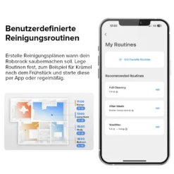 Roborock S8 Staubsauger Roboter Saugroboter 6000 Pa DuoRoller-Bürste VibraRise Wischen 3D-Mapping Reactive 3D-Hindernisumgehung (Schwarz) Mit 2pcs Mopp 29 Roborock S8 Staubsauger Roboter Saugroboter 6000 Pa DuoRoller-Bürste VibraRise Wischen 3D-Mapping Reactive 3D-Hindernisumgehung (Schwarz) Mit 2pcs Mopp -Smart Kitchen Store 20a42c473469d324c7dca50282be6056