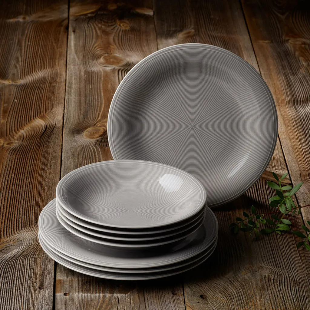 LIKE. BY Villeroy & Boch Color Loop Stone 8tlg Tafelset Tafelservice Geschirrset 7 LIKE. BY Villeroy & Boch Color Loop Stone 8tlg Tafelset Tafelservice Geschirrset – Bild 5