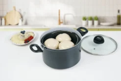 Genius Cerafit Magic Pot Kochtopf-Set 20cm - Topf 3,7l Mit Siebeinsatz & Glas-Deckel Für Einfaches Kochen, Drehen, Dünsten & Servieren; A24661 -Smart Kitchen Store 20ebf9433c32b3d19be354aa55c8353d