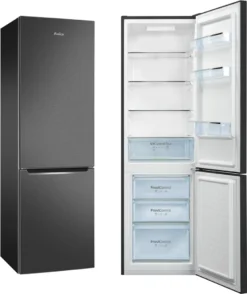 Amica - KGCL 387 150 S - Kühl-Gefrierkombination - Schwarze Edelstahloptik -Smart Kitchen Store 21493ab1b81754276ac5e558416d48f0