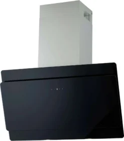 PKM Dunstabzugshaube Kopffreihaube Wandesse Wandhaube S3-90ABTZ Schwarz 90 Cm
