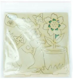 Bastelset Basteln Kinder Erwachsene Holz Osterdeko "Hasenfamilie Gärtner" -Smart Kitchen Store 21edf64951f0b8946fe1f45c609d2367