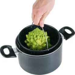 Genius Cerafit Magic Pot Kochtopf-Set 20cm - Topf 3,7l Mit Siebeinsatz & Glas-Deckel Für Einfaches Kochen, Drehen, Dünsten & Servieren; A24661 -Smart Kitchen Store 2279d698610a4f9fd8b5eb59baa1396c 1