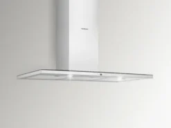 Silverline SLW 910 S Slim Deluxe Randabsaug.90cm, 800m3/h Freiblasend Edelstahl, Wandhaube,