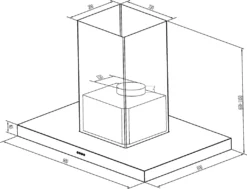 PKM Dunstabzugshaube Inselhaube Esse 8099GIS Z Touch Control Edelstahl 90cm -Smart Kitchen Store 237e9ef68434ca4ee5e6d4460219f6da