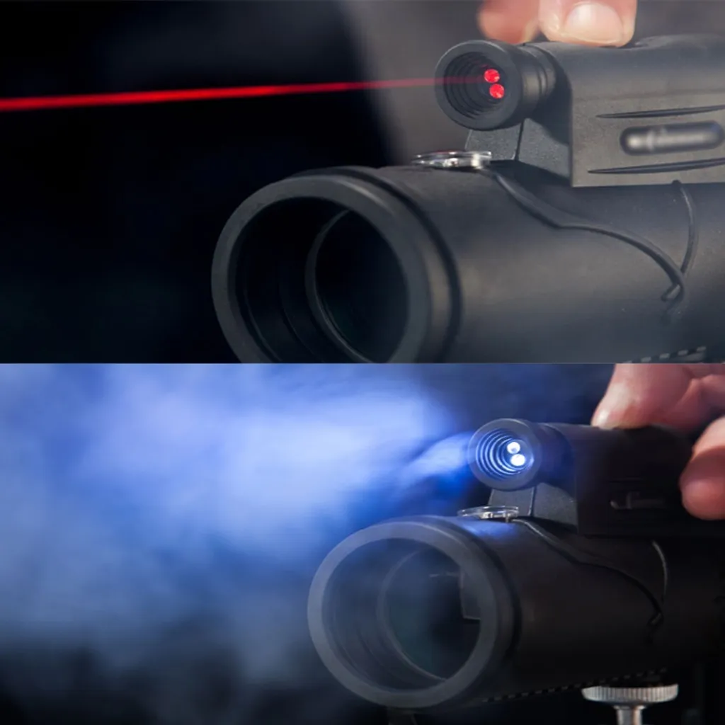 12x50 HD Monokular Teleskop Infrarot Fernrohr Mit Laser Taschenlampe Kompass Funktion 11 12x50 HD Monokular Teleskop Infrarot Fernrohr Mit Laser Taschenlampe Kompass Funktion – Bild 9