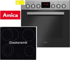 Amica Herdset, EHC 934 001 E - Backofen Und Glaskeramik Kochfeld, Edelstahl, Einbau, Energieklasse A 25 Amica Herdset, EHC 934 001 E - Backofen Und Glaskeramik Kochfeld, Edelstahl, Einbau, Energieklasse A -Smart Kitchen Store 242fd0938f51b75e69e98d3e41517185