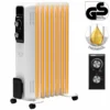 Flexot® Ölradiator 600W / 900W / 1500W - 3 Powerstufen 7 Rippen Elektroheizung Heizung Heizer Heater Radiator Überhitzungsschutz Thermostat Kabelaufwicklung Heizgerät Radiator -Smart Kitchen Store 24a6fc8fee86cd95f3dcb59d9b0f812c