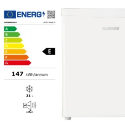 Mini Gefrierschrank 31L Klein Kompakt Leise:40db Gefrierbox Wechselbarer Türanschlag Mini Tiefkühltruhe Bis Zu -18°C,Tiefkühlschrank,perfekt Geeignet Für Büro Camping Garten Outdoor (Weiß) -Smart Kitchen Store 24e2d7f7dc6828c275e1d9ad3279e1b1