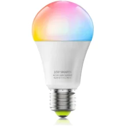 10W E27 Smart WLAN LED Glühbirne Dimmbar RGB Leuchtmittel Birne Kompatibel Mit Alexa Und Google Home