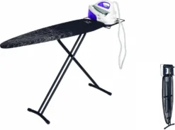 JATA TP520, Bügelbrett In Originalgröße, Baumwolle, Schwarz, Weiß, Weiß, 124 X 40 Mm, 93 Cm 7 JATA TP520, Bügelbrett In Originalgröße, Baumwolle, Schwarz, Weiß, Weiß, 124 X 40 Mm, 93 Cm -Smart Kitchen Store 2545cfa26a03358611814110c6ad0ec5
