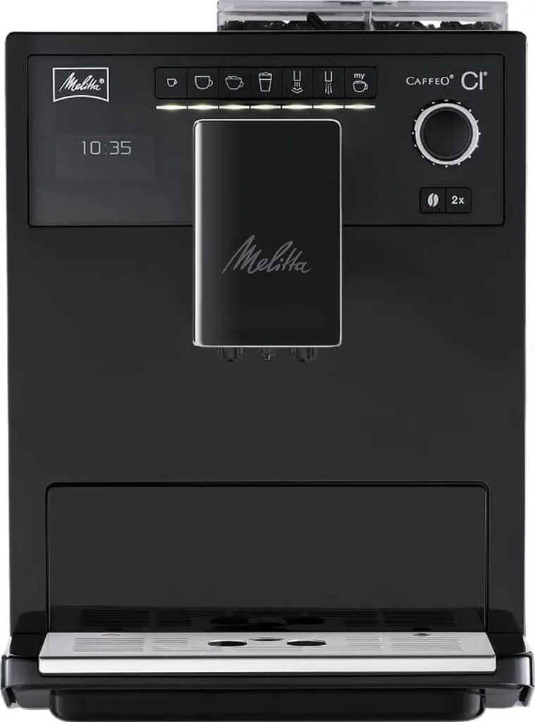 Melitta MELLITA CI Pure Black Kaffeemaschine - MAE970-003 - 4 Kaffeestärken, 3 Mögliche Einstellungen Der Konischen Stahlmühle 4 Melitta MELLITA CI Pure Black Kaffeemaschine - MAE970-003 - 4 Kaffeestärken, 3 Mögliche Einstellungen Der Konischen Stahlmühle – Bild 2
