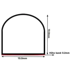 10mm X 10mm Selbstklebend Acryl Schwallschutz Spritzschutzprofil 150cm -Smart Kitchen Store 25b5dc4e6738a30660d17d37e3b87179