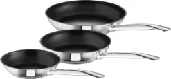 Schulte-Ufer Pfannen-Set Trio 3 Tlg. 20 / 24 / 28 Cm Pfanne Antihaft Induktion