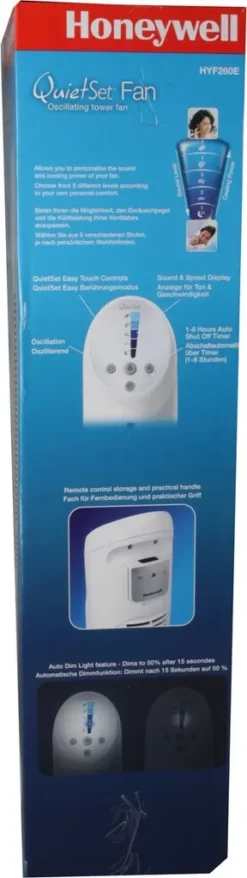 Honeywell Turmventilator HYF260E4 30W Weiß 108421 -Smart Kitchen Store 272c86e62edccd0ab6081be0263e3210