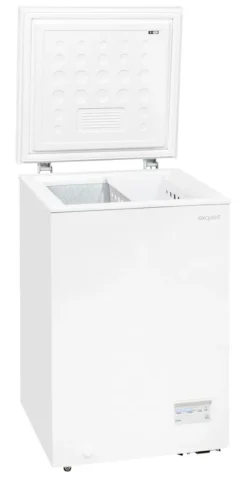 Exquisit Gefriertruhe GT 100-4 EA++ | 100L Fassungsvermögen | Energieeffizenzklasse A++ | Weiß