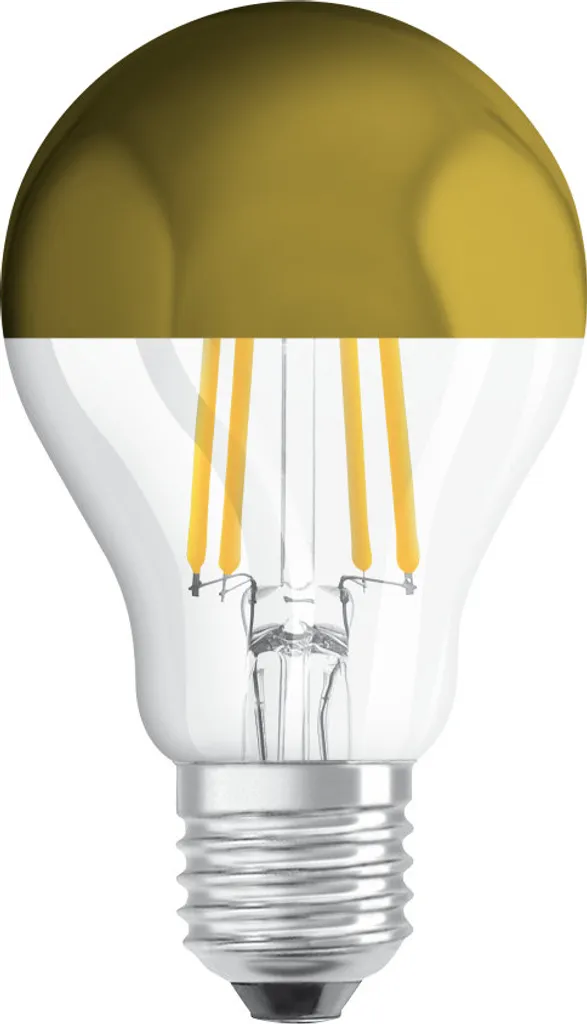 Osram LED Filament Leuchtmittel Birne Star Classic 4W = 37W E27 Koipfspiegel Gold 420lm Warmweiß 2700K 3 Osram LED Filament Leuchtmittel Birne Star Classic 4W = 37W E27 Koipfspiegel Gold 420lm Warmweiß 2700K