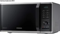 SAMSUNG MG23K3515AS Mikrowelle Mit Grill, 800 W, 23 L Garraum, Edelstahl -Smart Kitchen Store 2959f11839686b44f688e30b82000a59