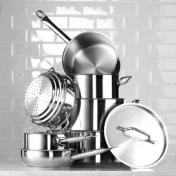 Schulte-Ufer Gastrosus MEAT POT 163010-24 Kochtopf, Edelstahl, 24 Cm Durchmesser, Induktionsherd-geeignet -Smart Kitchen Store 296aed3ab7ce41a05488588110ea692b