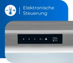 Exquisit Vollraumkühlschrank KS16-V-HE-011D Inoxlook | 134 L Nutzinhalt | Edelstahloptik -Smart Kitchen Store 298f4ccc33e33a08efbd0777d3fbc0db