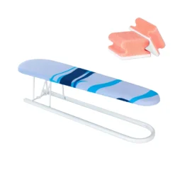 WENKO Ärmelbrett, 52 X 12 Cm | Inkl. 2er Set Reinigungsschwämme Gratis