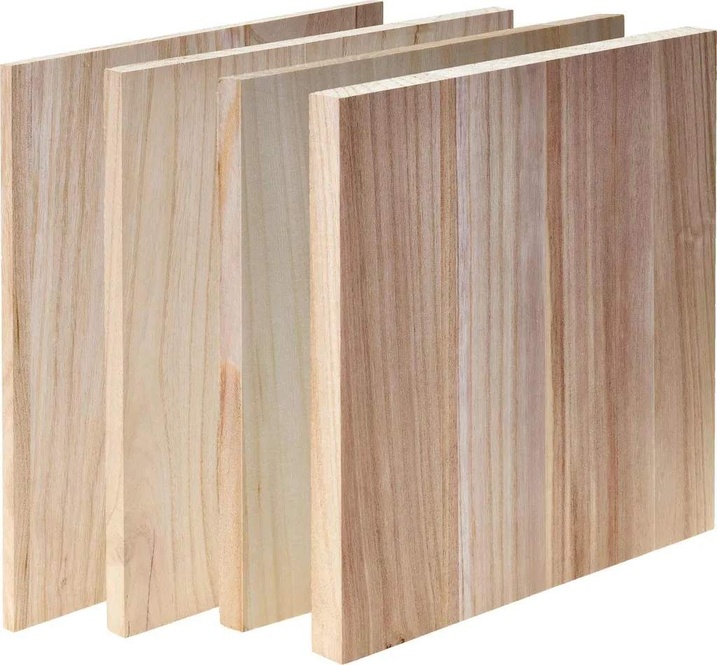 Bruchtestbretter Paulownia 10er 30x30cm 10mm 4 Bruchtestbretter Paulownia 10er 30x30cm 10mm – Bild 2