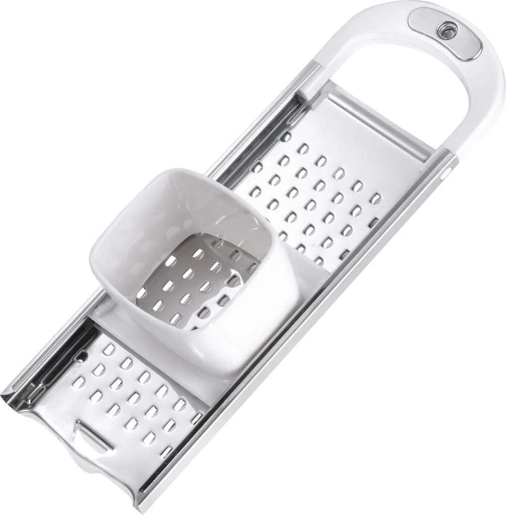 Westmark Spätzlehobel Mit Teigschlitten, Für Topfdurchmesser Bis Zu 28 Cm, Rostfreier Edelstahl/Kunststoff, Fädle, Weiß/Silber, 61222270 3 Westmark Spätzlehobel Mit Teigschlitten, Für Topfdurchmesser Bis Zu 28 Cm, Rostfreier Edelstahl/Kunststoff, Fädle, Weiß/Silber, 61222270