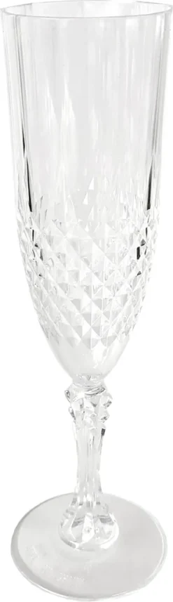 6er Set Kunststoff Champagner-Gläser Kristalleffekt 200ml / Ø6x22,5cm -Smart Kitchen Store 2cc4ad7c1f08fc8a071b0a938da318a6