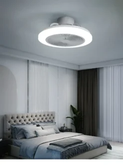 Eurotondisplay Deckenventilator Mit LED Beleuchtung D3301 Deckenlampe Ø 50cm 96W Mit Fernbedienung Lichtfarbe/Helligkeit Einstellbar Dimmbar LED Deckenleuchte Fan Light Ceiling -Smart Kitchen Store 2cc7d011174c028ee77c90b8b3b6ce61
