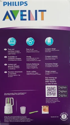 PHILIPS AVENT AVENT 2-in-1 Babynahrungszubereiter 41 PHILIPS AVENT AVENT 2-in-1 Babynahrungszubereiter -Smart Kitchen Store 2d4dec458e9c3398fbcd970c292ede74