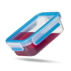 Emsa Clip & Close Frischhaltedosen 3er-Set á 0,55 L, Blau -Smart Kitchen Store 2d54243cb7979c36b91be8a3c793fe33