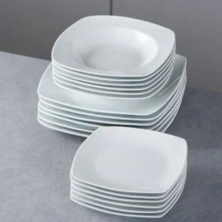 MALACASA, Serie Julia, 36 Tlg. Set Porzellan Geschirrset Tafelservice Mit Kuchenteller, Flachteller Und Suppenteller Für 12 Personen 16 MALACASA, Serie Julia, 36 Tlg. Set Porzellan Geschirrset Tafelservice Mit Kuchenteller, Flachteller Und Suppenteller Für 12 Personen -Smart Kitchen Store 2d64607e214485f5b0baf6577235a3bc