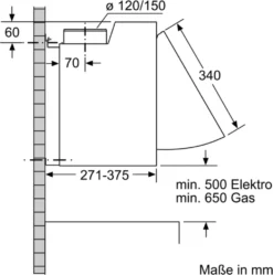 Bosch Serie 2 DEM66AC00 Zwischenbauhauben - Silber -Smart Kitchen Store 2ddf7928daa3353744e2900d24c5a13d