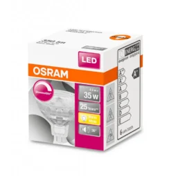 Osram LED Reflektor Super Star MR16 GU5.3 4,9W, Warmweiß, Dimmbar, Klar -Smart Kitchen Store 2e9a1231f67c83d5fdc91ea7ced79d57