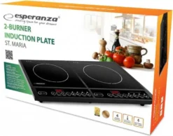 ESPERANZA *2-BURNER INDUCTION PLATE ST.MARIA - Schwarz - Arbeitsfläche - Zonen-Induktionskochfeld - -Smart Kitchen Store 2ecc59b9169e8f55dcee5b7e097b9d80